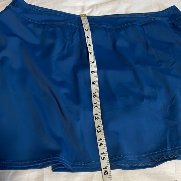 Keeprone swim skirt mid waist tankini bottom 20W Navy Blue - Picture 11 of 11